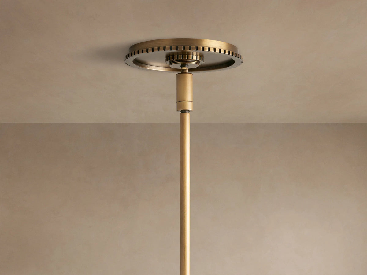 Wescott Globe Pendant with Rod