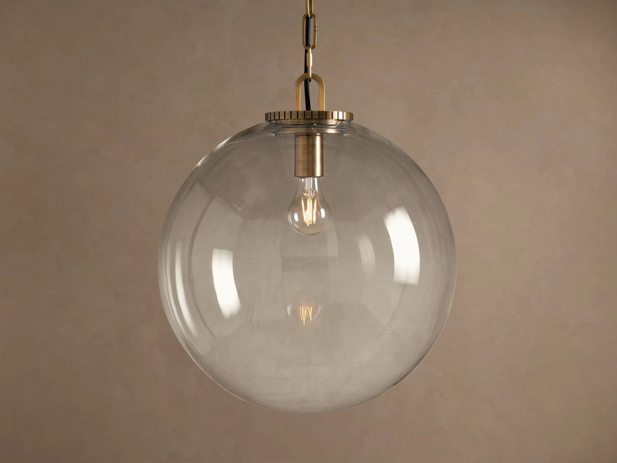 Wescott Globe Pendant with Chain