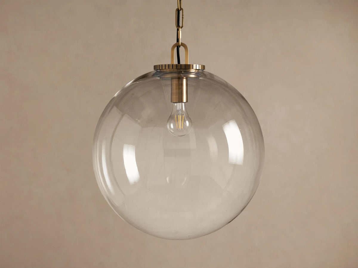 Wescott Globe Pendant with Chain