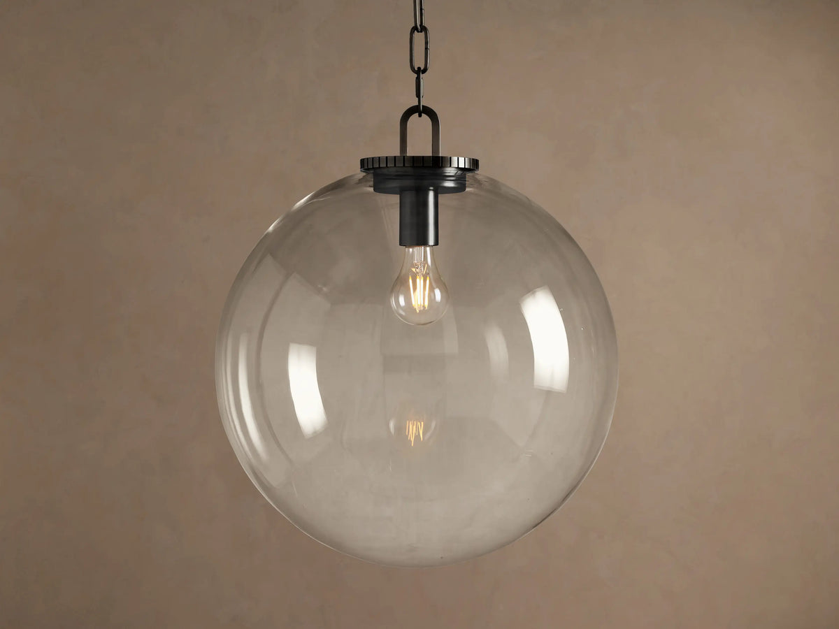 Wescott Globe Pendant with Chain