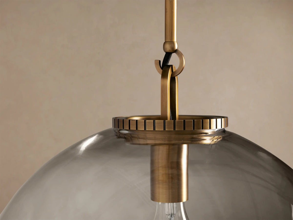 Wescott Globe Pendant with Rod