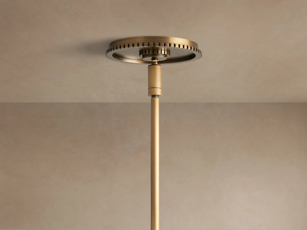 Wescott Globe Pendant with Rod