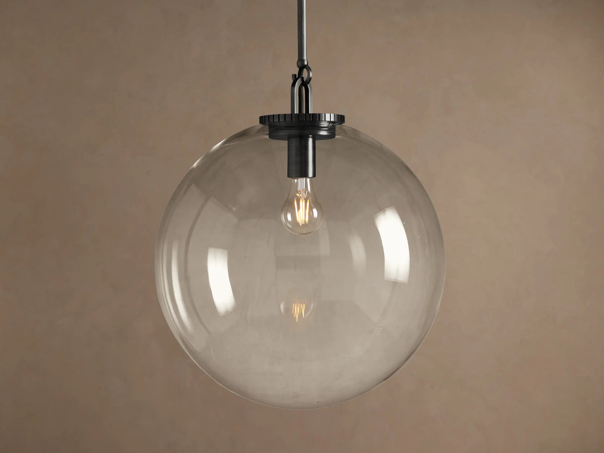 Wescott Globe Pendant with Rod