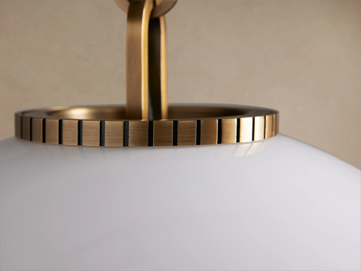 Wescott Globe Pendant with Rod