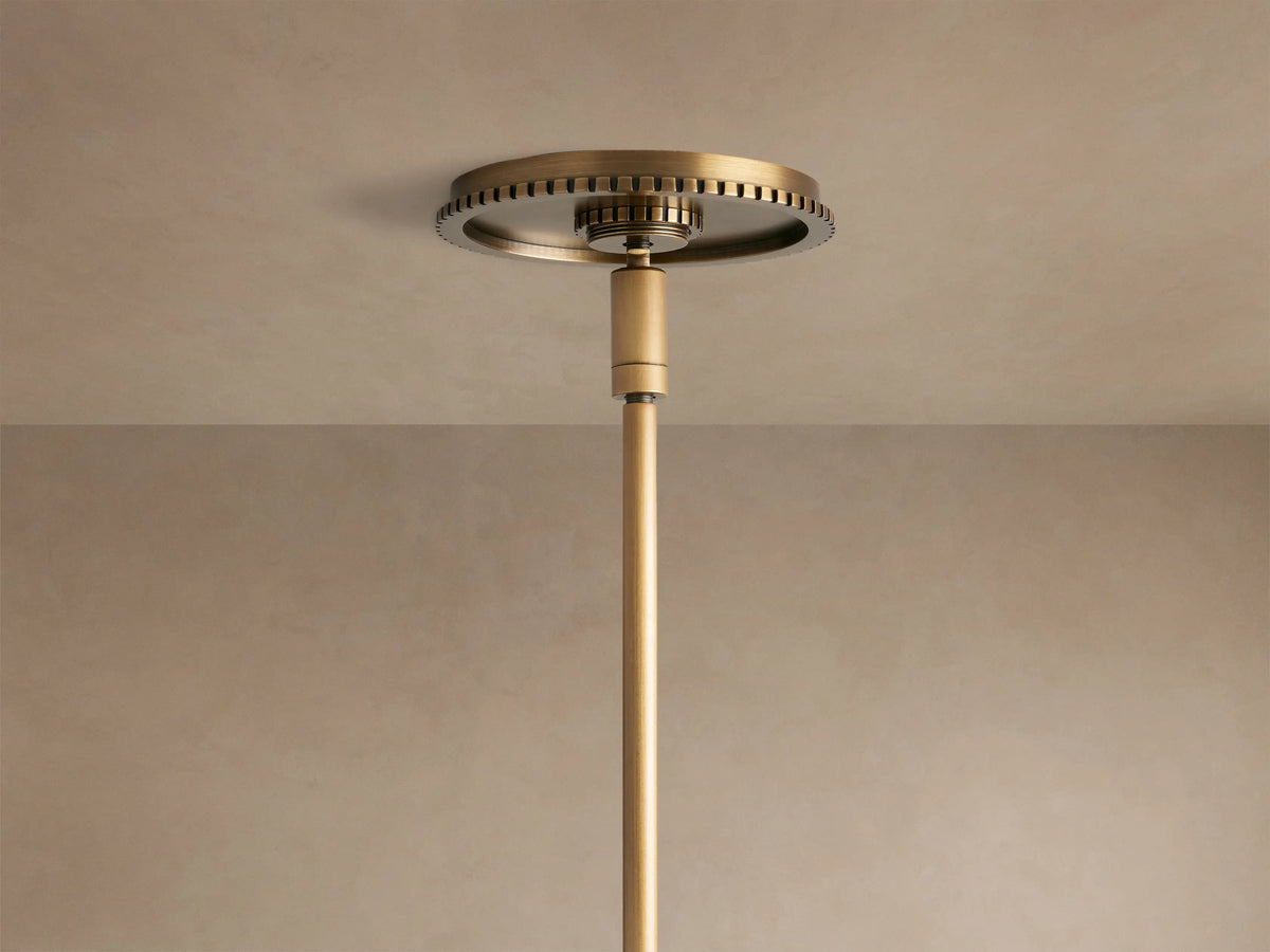 Wescott Globe Pendant with Rod