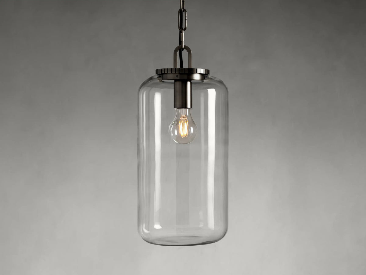 Wescott Cylinder Pendant with Bronze Chain
