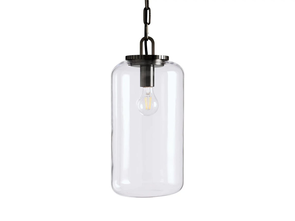 Wescott Cylinder Pendant with Bronze Chain
