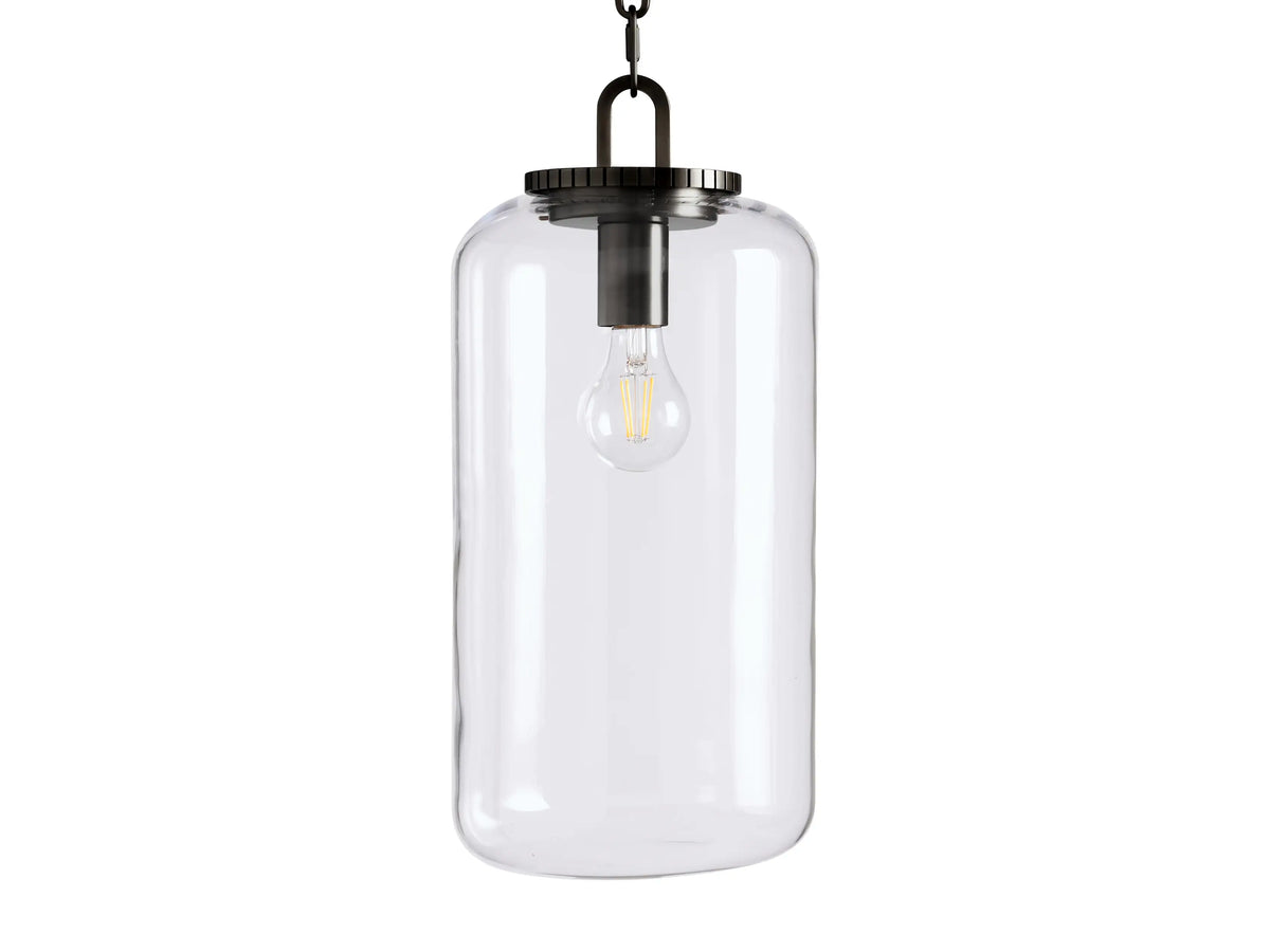 Wescott Cylinder Pendant with Bronze Chain