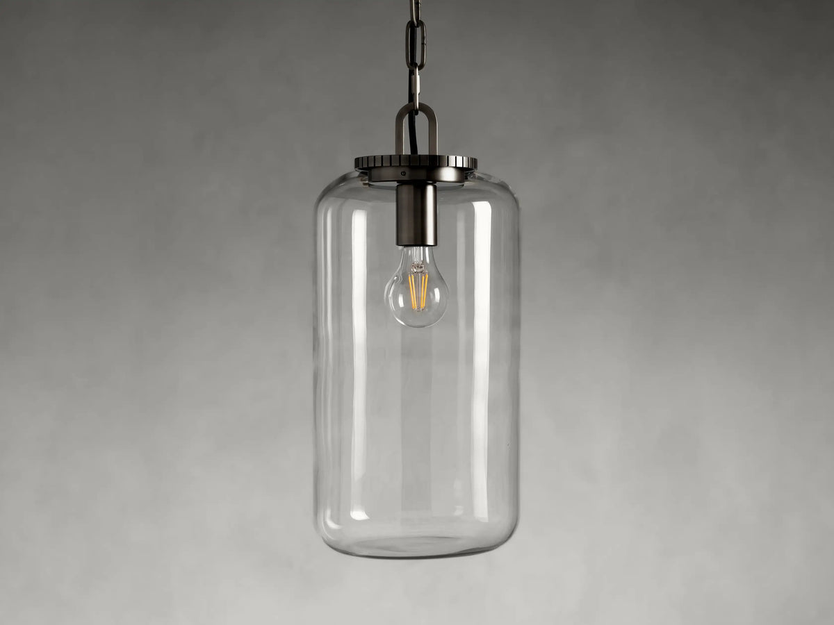 Wescott Cylinder Pendant with Bronze Chain