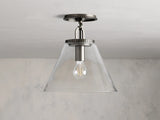 Small Wescott Cone Flush Mount