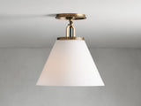 Small Wescott Cone Flush Mount