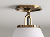 Small Wescott Cone Flush Mount