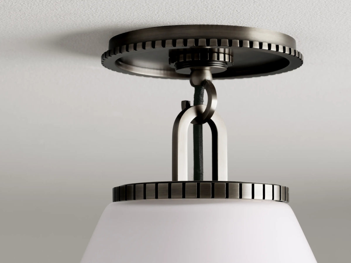 Small Wescott Cone Flush Mount