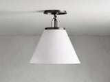Small Wescott Cone Flush Mount