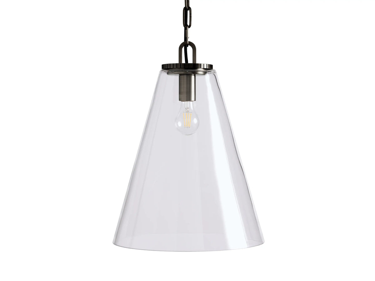 Wescott Medium Cone Pendant with Bronze Chain
