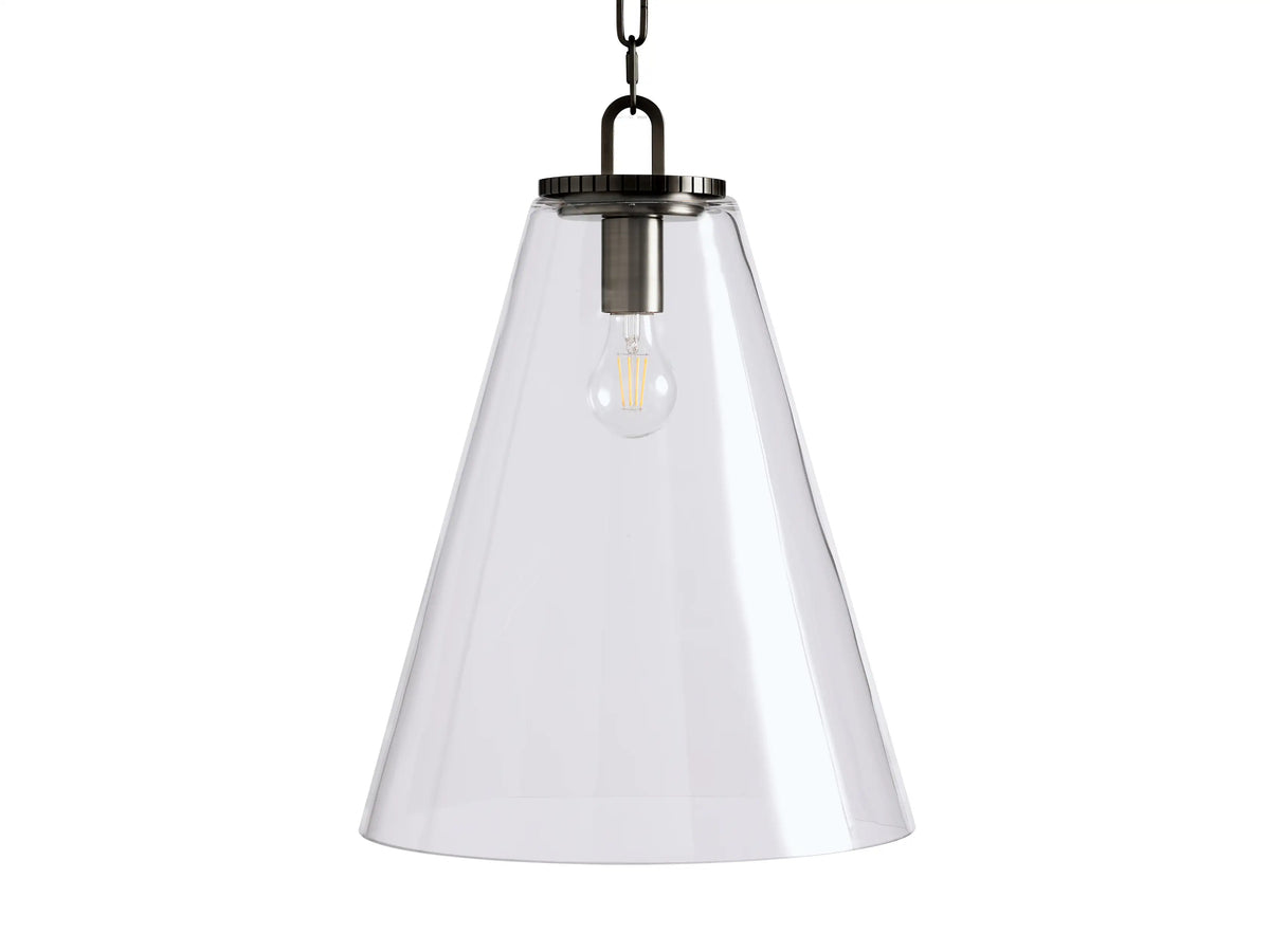 Wescott Medium Cone Pendant with Bronze Chain