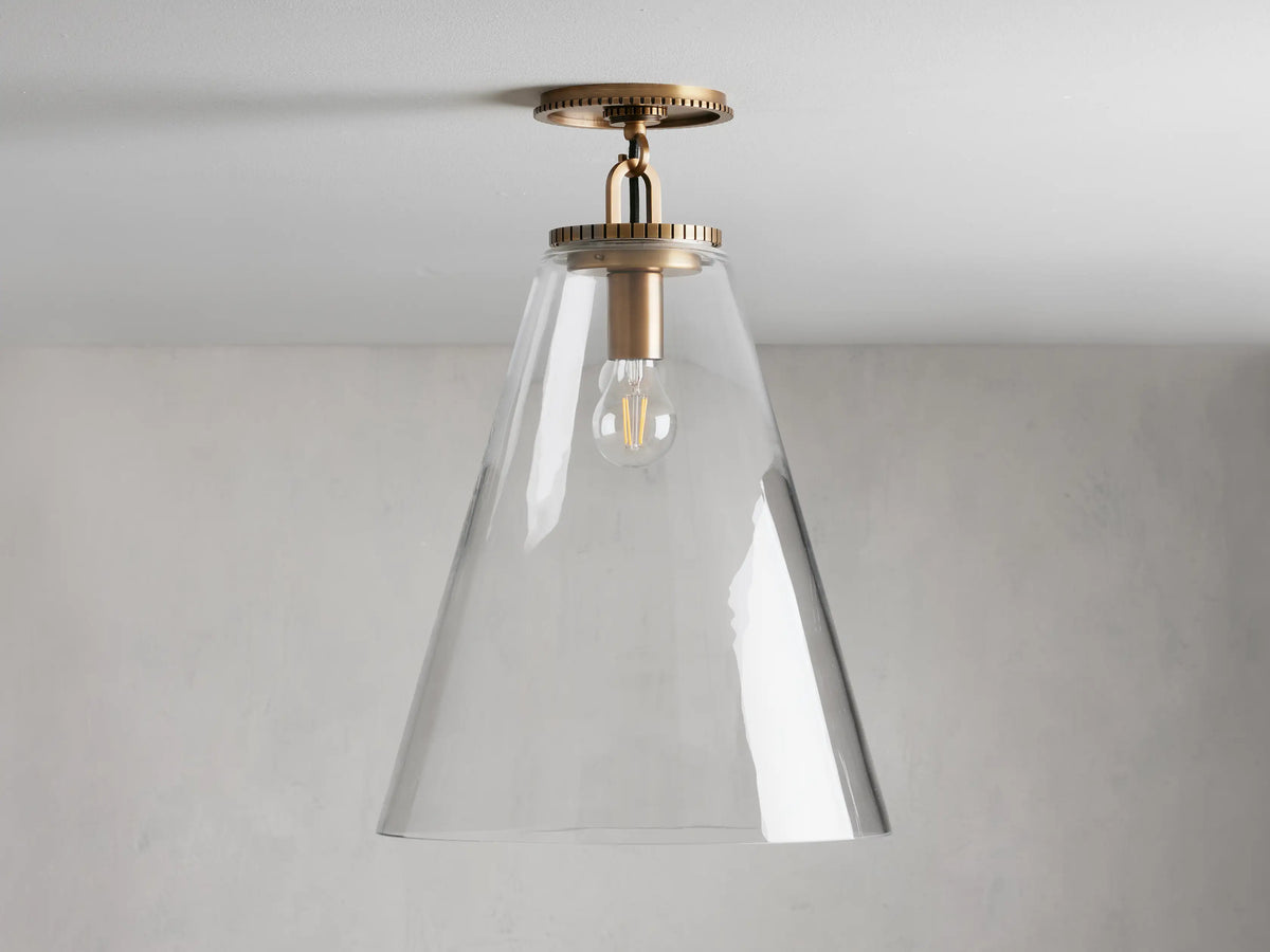Wescott Medium Cone Flush Mount