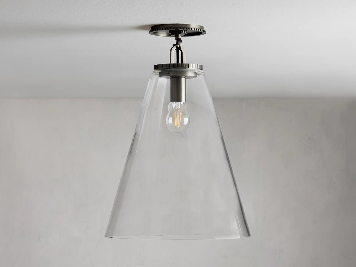 Wescott Medium Cone Flush Mount