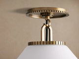 Large Wescott Cone Flush Mount