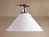 Large Wescott Cone Flush Mount