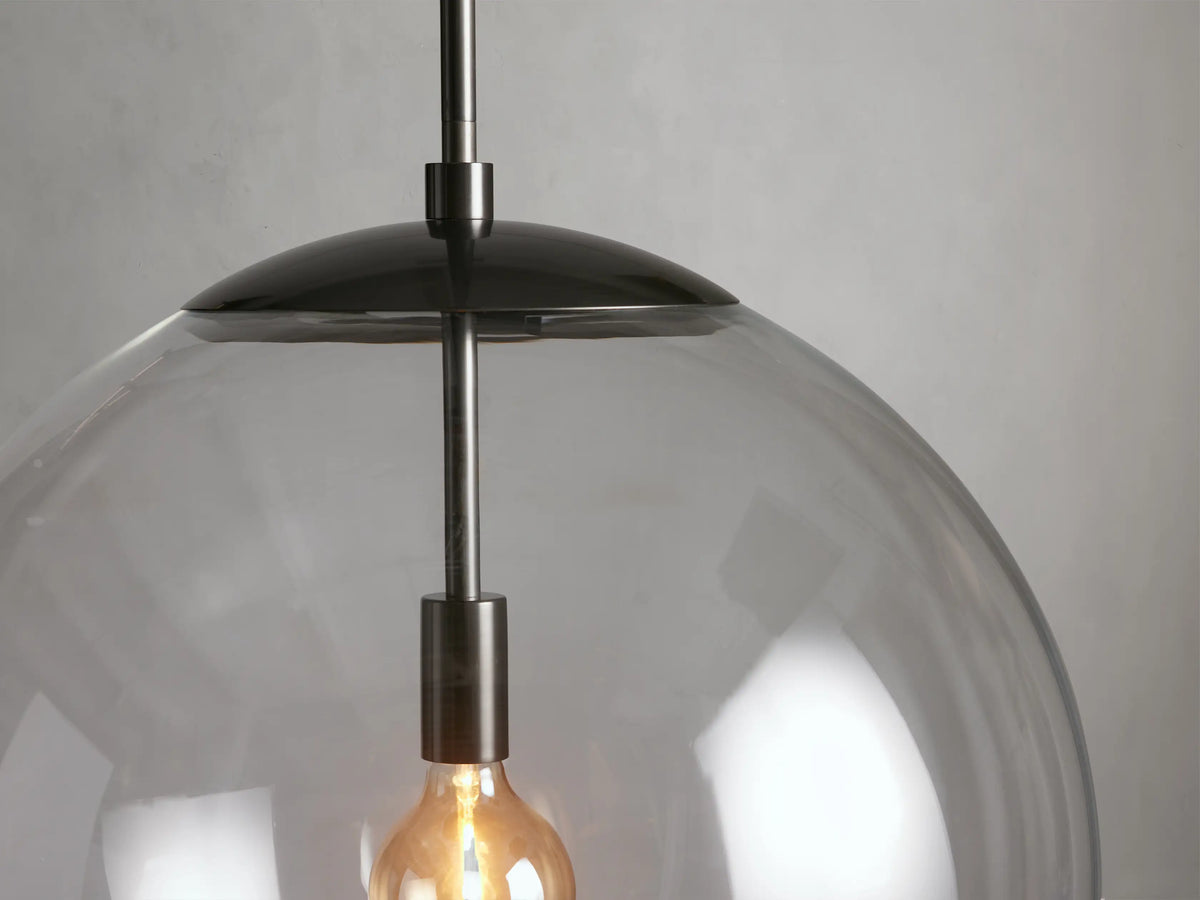 Wescott XL Globe Pendant with Rod