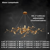 Zendas Branch Crystal Flower Chandelier