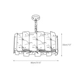 Zoe Tiered Alabaster Chandelier