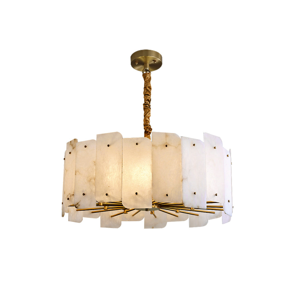 Zoe Tiered Alabaster Chandelier