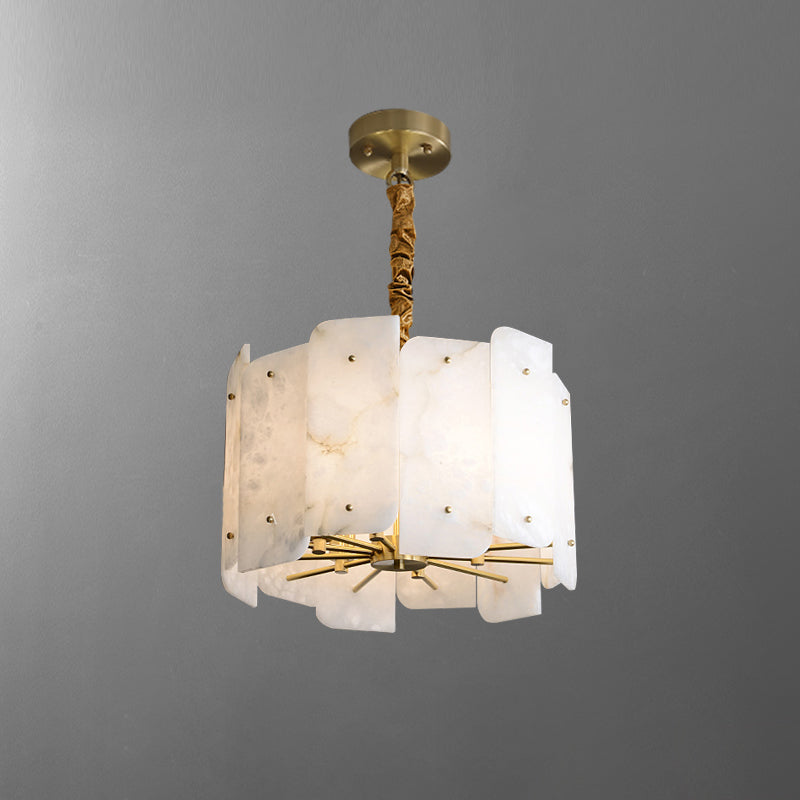 Zoe Tiered Alabaster Chandelier