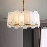 Zoe Tiered Alabaster Chandelier
