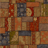 Ethnic Style Home Living Room Patchwork Pattern Bedroom Carpet