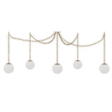 Valen Alabaster 5 Swag Chandelier