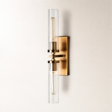 Andreas Glass Modern Wall Lamp 2 Light