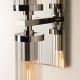 Andreas Glass Modern Wall Lamp 2 Light