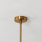 Modern Glass Disc Chandelier