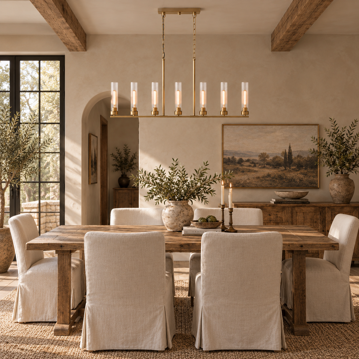 Andreas Linear Chandelier