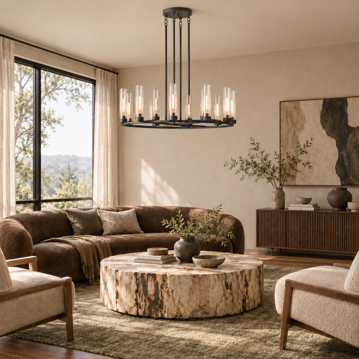 Andreas Round Chandelier