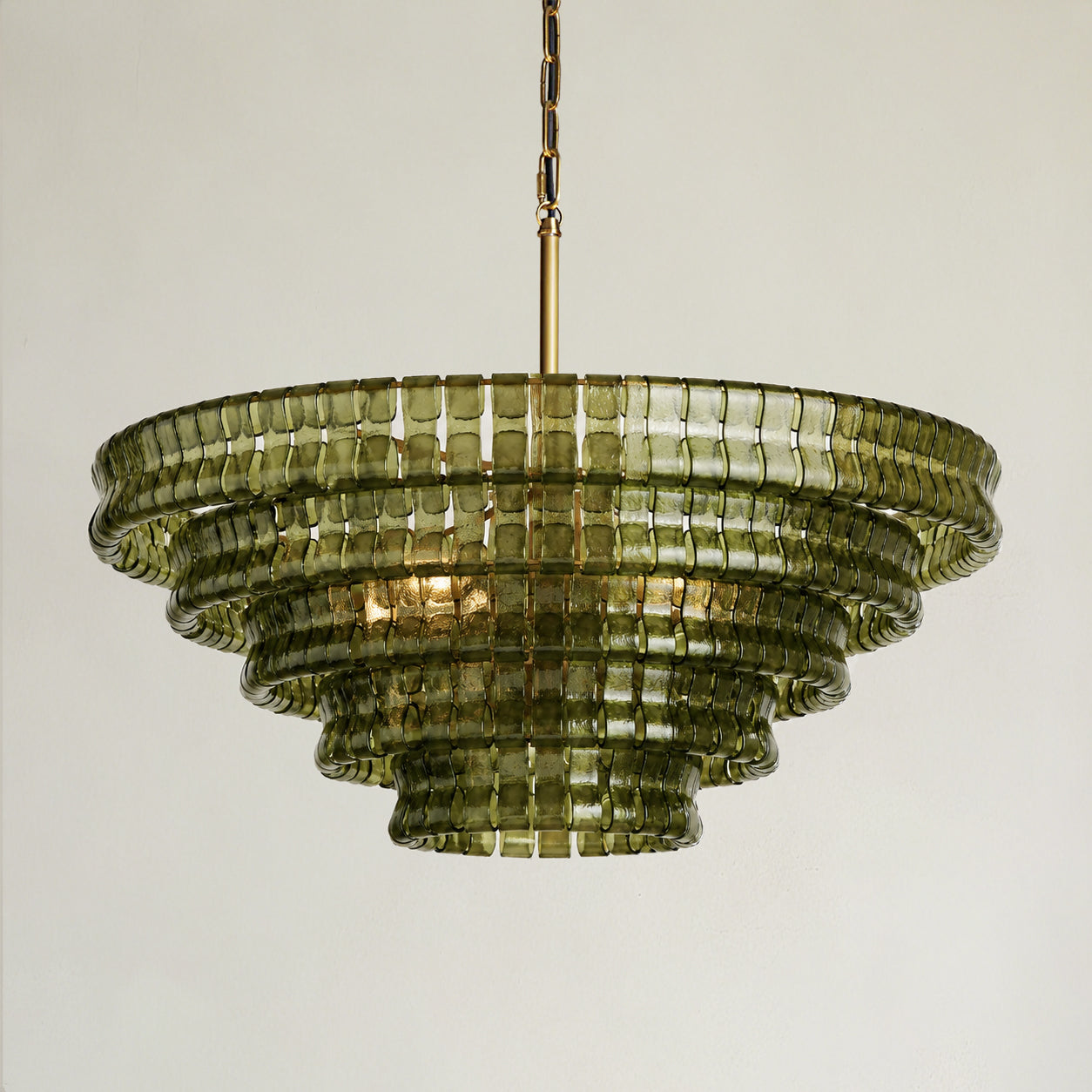 Ghiaccio 5-Tier Round Chandelier 48"