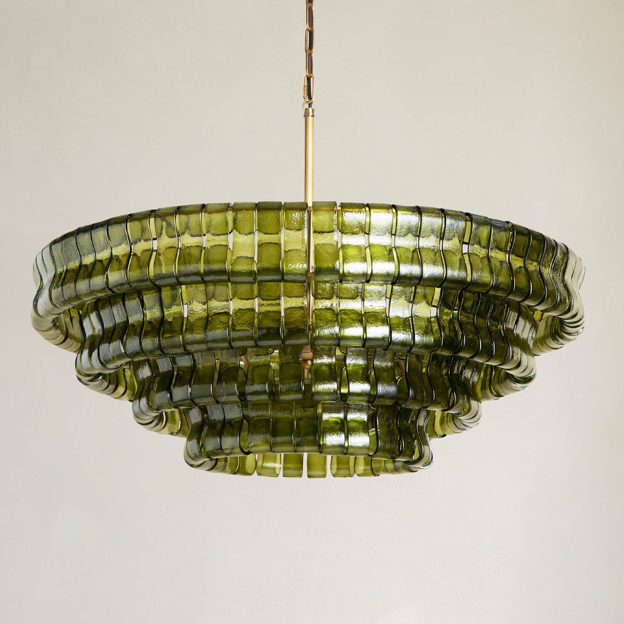Ghiaccio 4-Tier Round Chandelier 36"