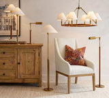 Chambers Leather Round Chandelier (36")