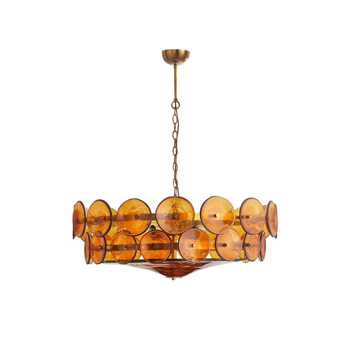 Disc Murano-Style Chandelier