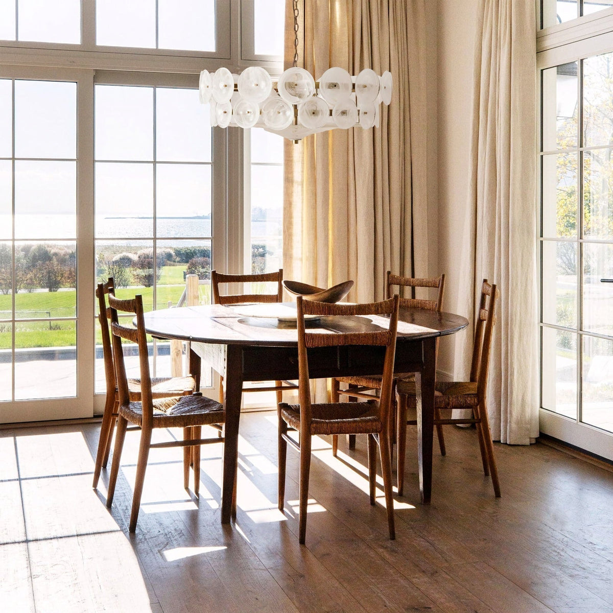 Disc Murano-Style Chandelier