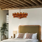 Disc Murano-Style Chandelier