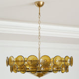 Disc Murano-Style Chandelier