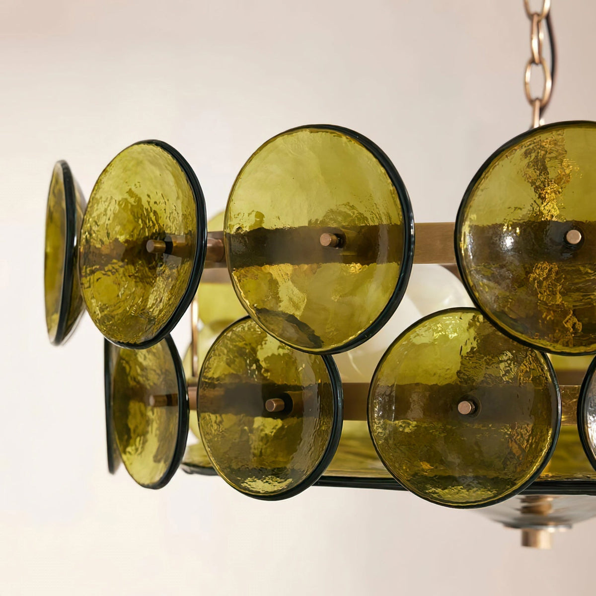 Disc Murano-Style Chandelier