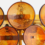 Disc Murano-Style Chandelier
