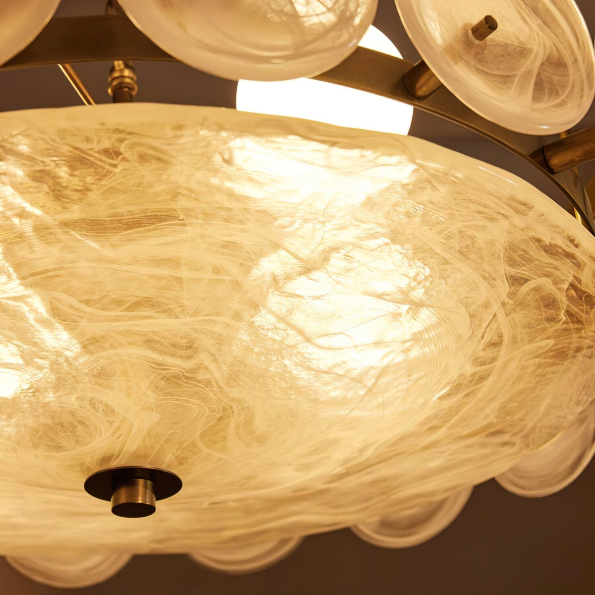 Disc Murano-Style Chandelier
