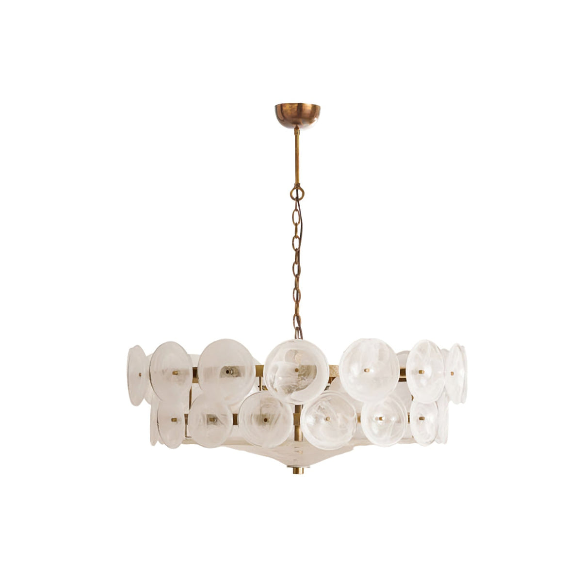Disc Murano-Style Chandelier