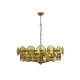 Disc Murano-Style Chandelier