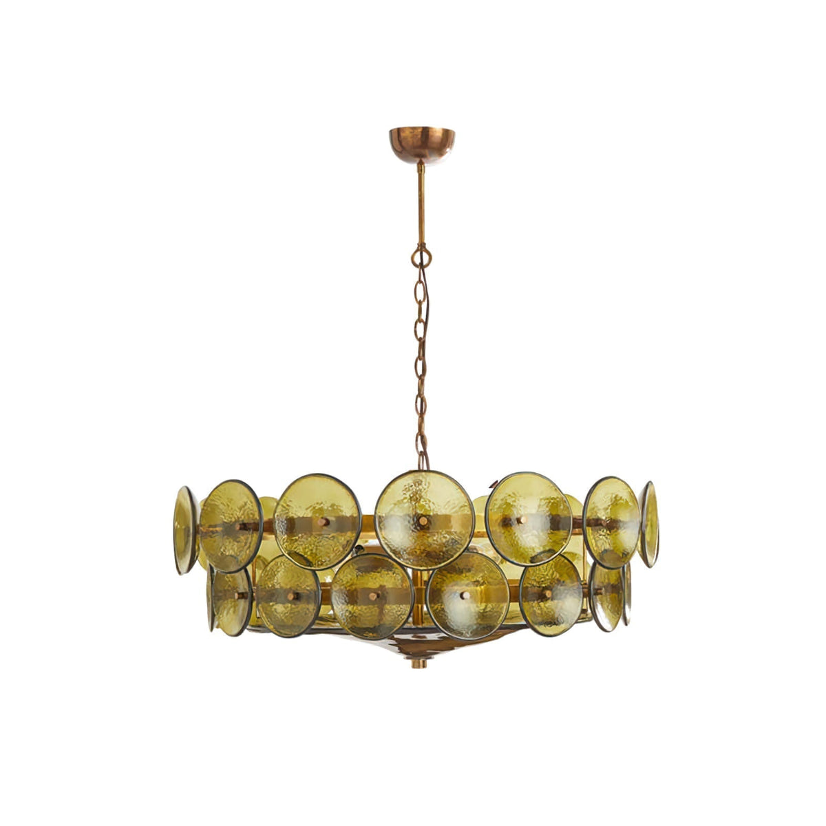 Disc Murano-Style Chandelier